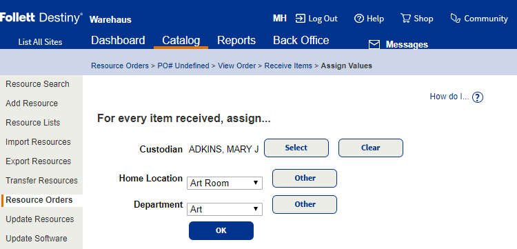 Assign Values page 